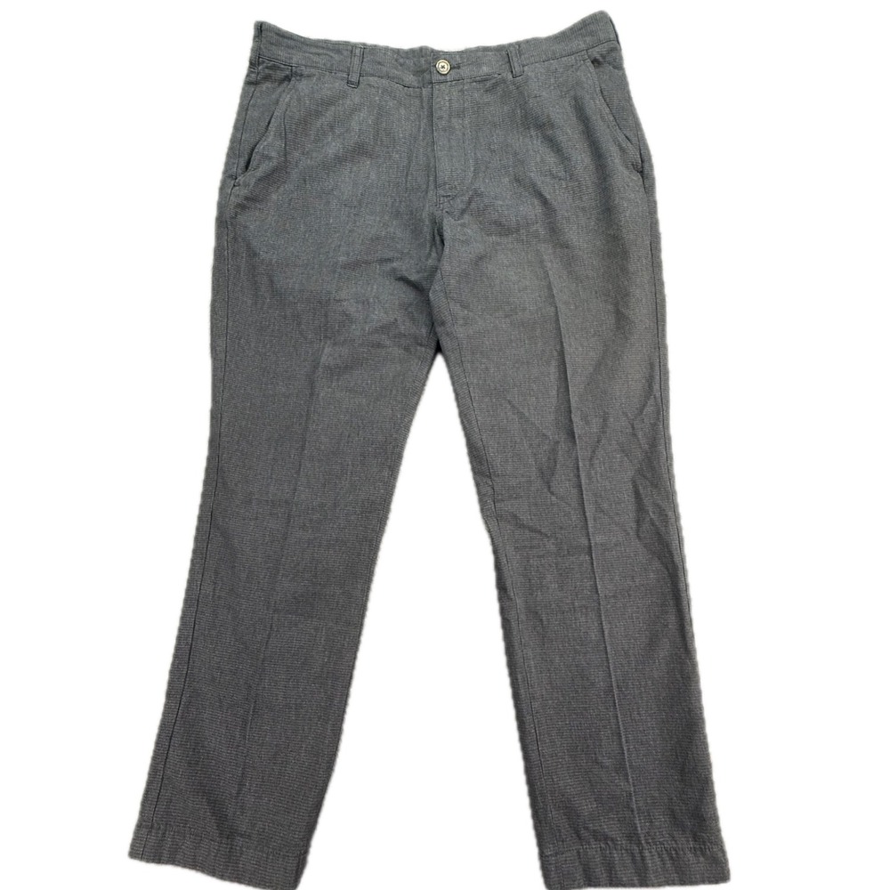 Brooks Brothers 346 Chino Pants Mens 38x30 Grey Cotton Straight Leg Slacks
